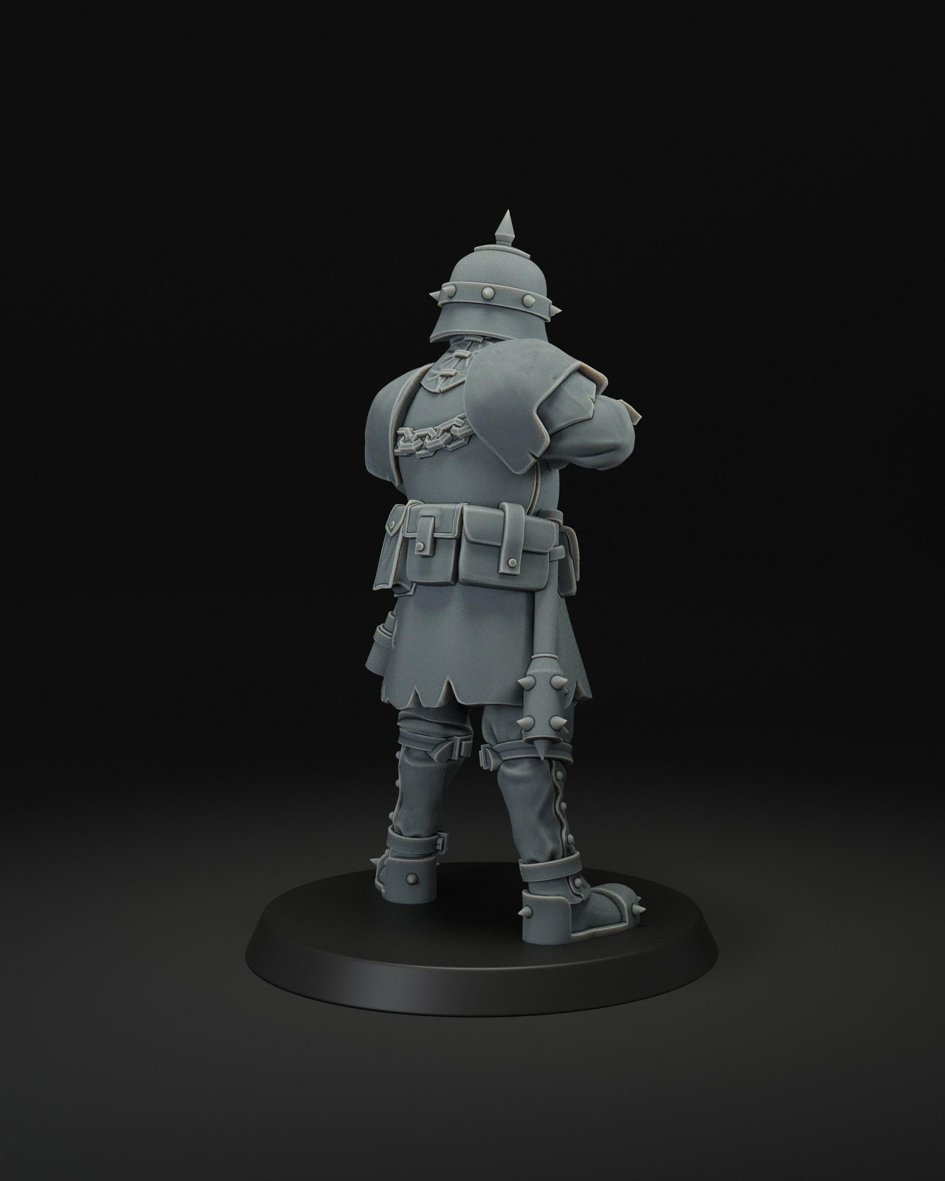 Infernal infantry | JK Remo | Wargaming | Tabletop | 3D printed miniature | Trench Crusade compatible | Pilgrim