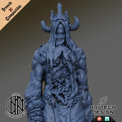 Grail - Tumuor Lord | Wargaming | Tabletop | 3D printed miniature | Trench Crusade compatible | Pilgrim