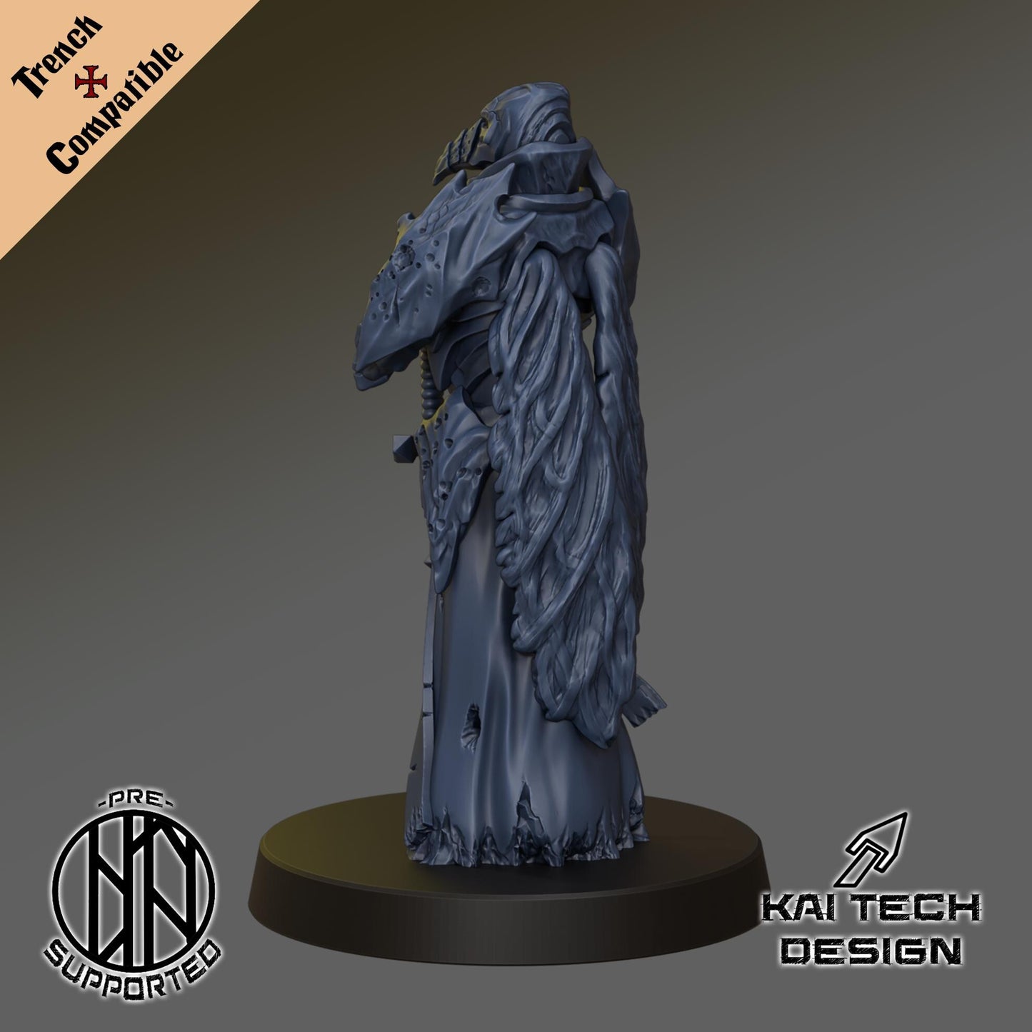 Plague Knight | Wargaming | Tabletop | 3D printed miniature | Trench Crusade compatible | Pilgrim