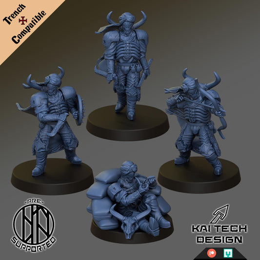 Sultanate - Assassins | Wargaming | Tabletop | 3D printed miniature | Trench Crusade compatible | Pilgrim