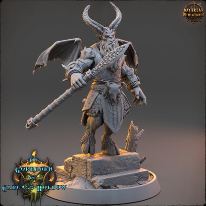 Demon Fighter - Krellar Vortex | Daybreak Miniatures | 3D printed miniature | Tabletop Games | Dungeons and Dragons | Wargaming | D&D