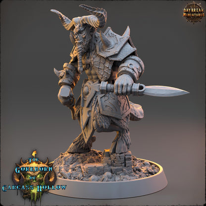 Demon Fighter - Krythar Maelkor | Daybreak Miniatures | 3D printed miniature | Tabletop Games | Dungeons and Dragons | Wargaming | D&D
