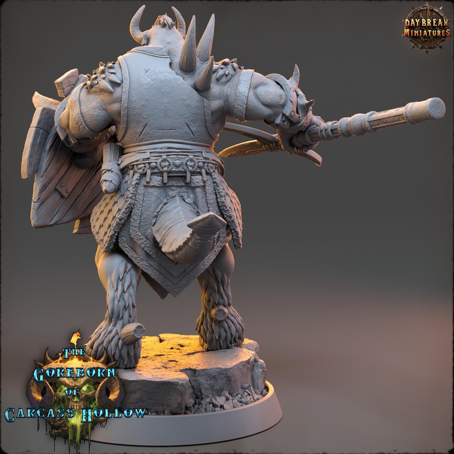 Demon Fighter - Orhaz Drex | Daybreak Miniatures | 3D printed miniature | Tabletop Games | Dungeons and Dragons | Wargaming | D&D