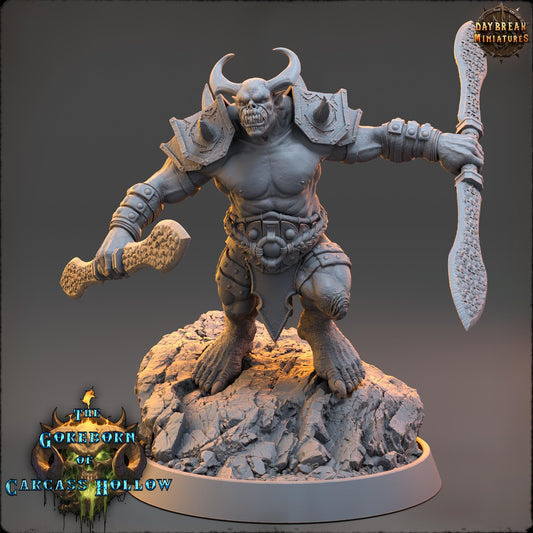 Demon Fighter - Syathar Nolko | Daybreak Miniatures | 3D printed miniature | Tabletop Games | Dungeons and Dragons | Wargaming | D&D