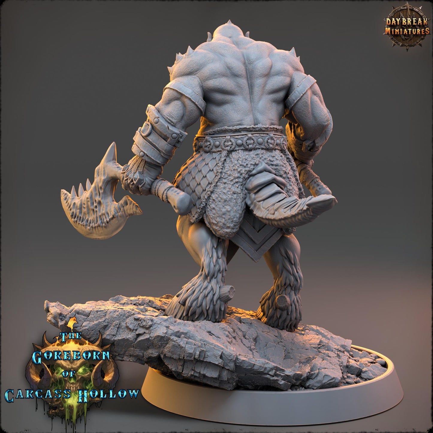 Demon Fighter - Thalrak Rynor | Daybreak Miniatures | 3D printed miniature | Tabletop Games | Dungeons and Dragons | Wargaming | D&D