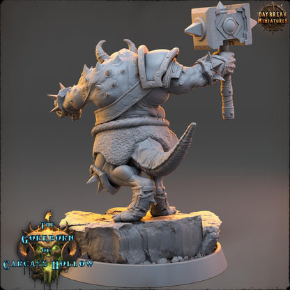 Demon Fighter - Valthor Gazz | Daybreak Miniatures | 3D printed miniature | Tabletop Games | Dungeons and Dragons | Wargaming | D&D