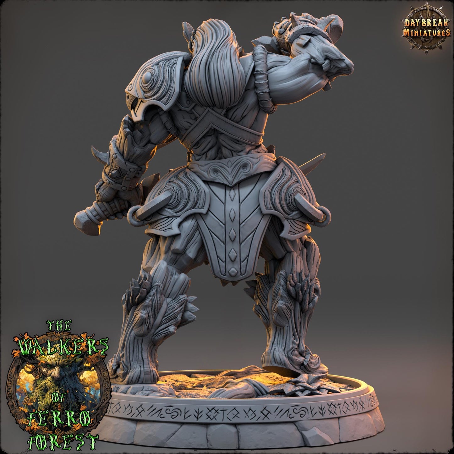 3D Printed Ent Miniature: Malrik Wraithmere - D&D Tabletop Gaming