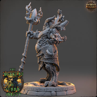 3D Printed Ent Miniature: Solrath Nyxwither - D&D Tabletop Gaming