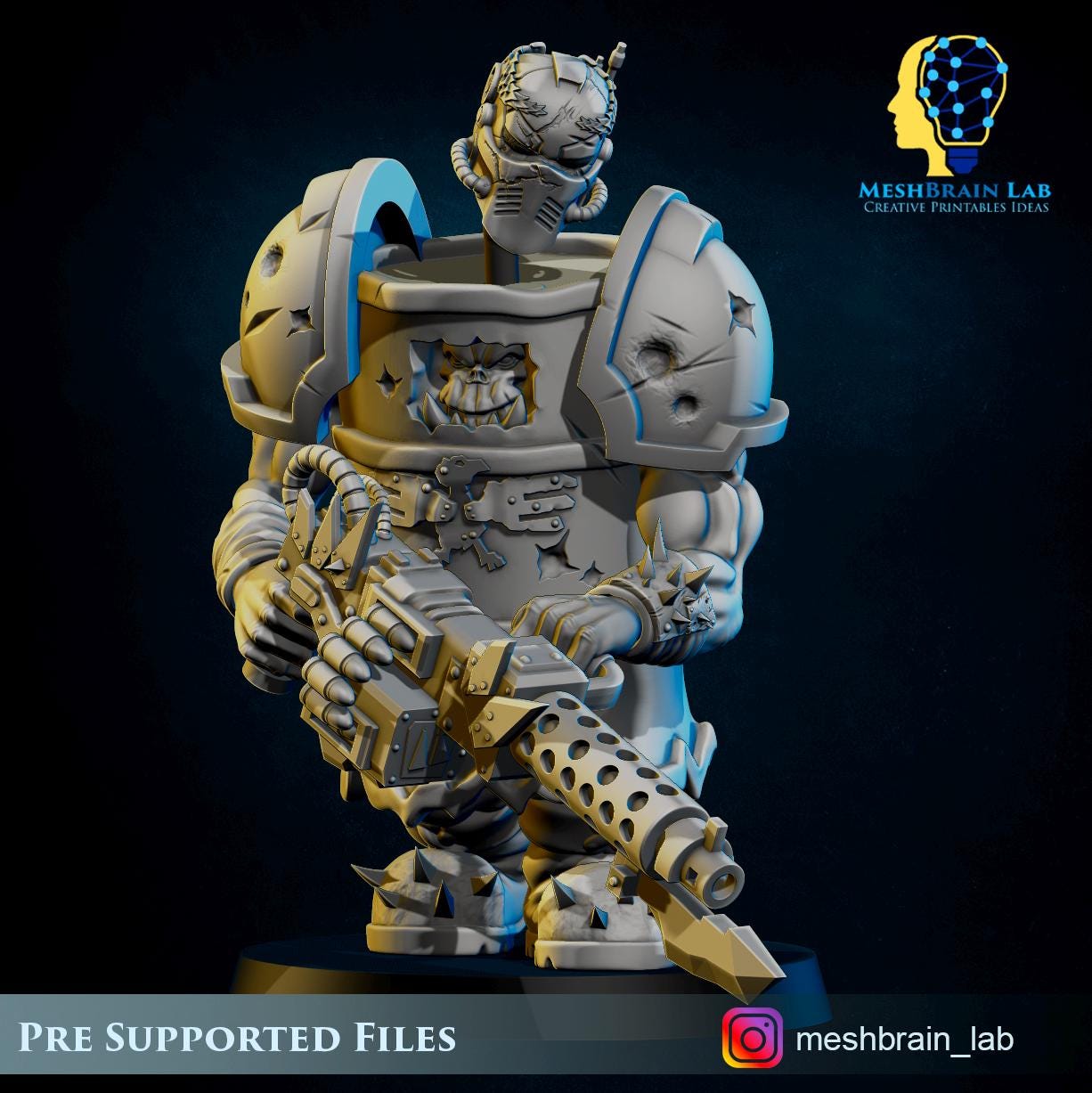 Ork Commando Stealth padavan | Wargaming | Tabletop | 3D printed miniature | OPR compatible