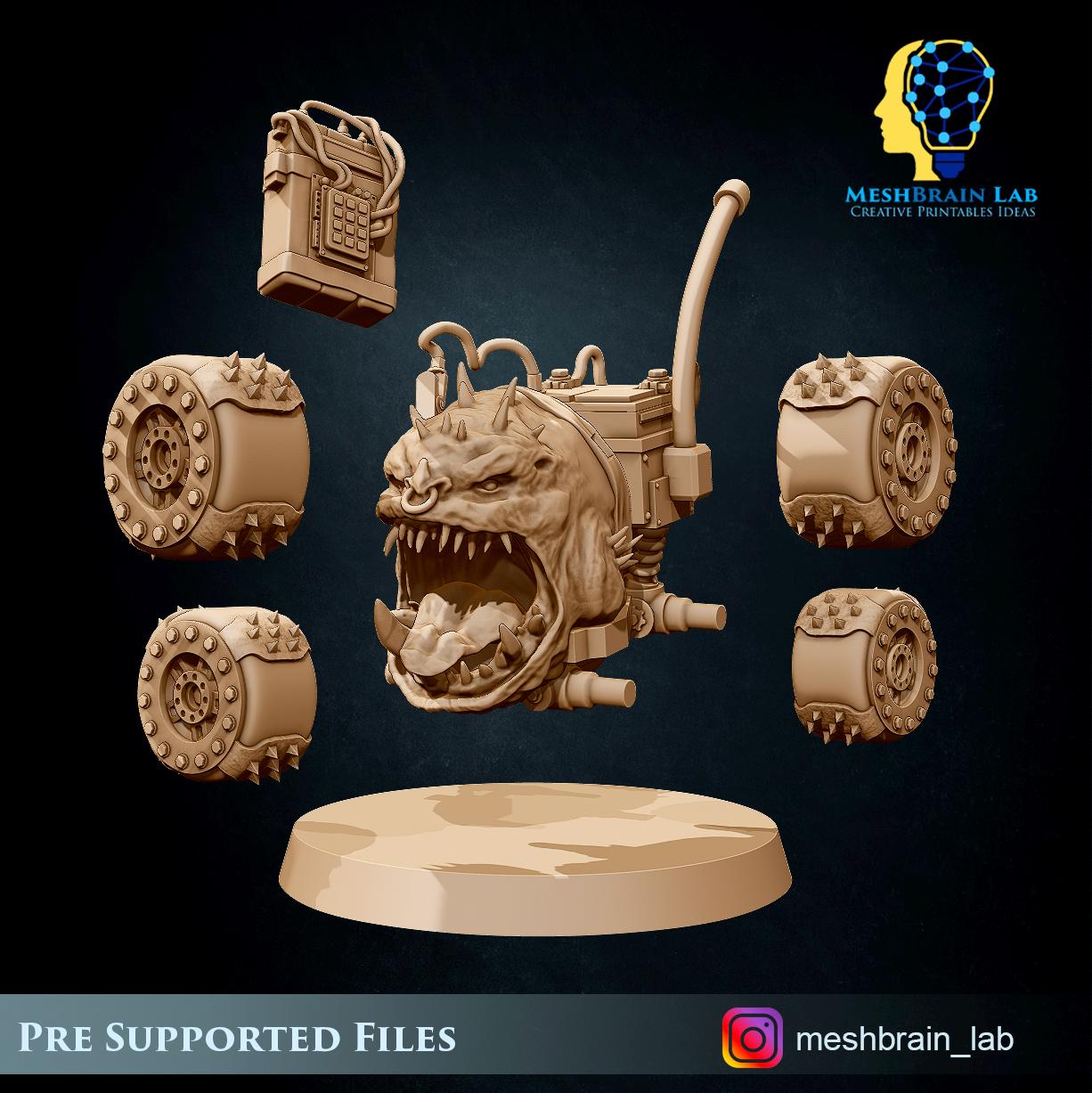 Ork Pet Bomb | Wargaming | Tabletop | 3D printed miniature | OPR compatible