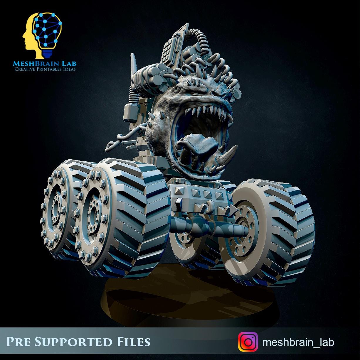 Ork Pet Bomb | Wargaming | Tabletop | 3D printed miniature | OPR compatible