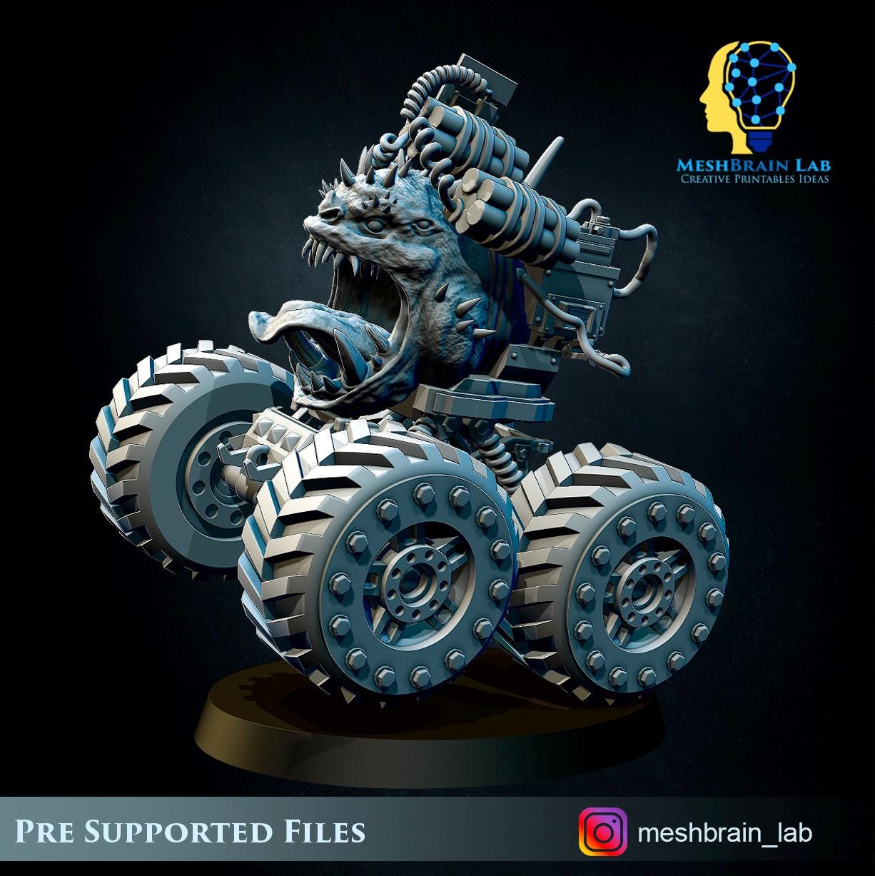 Ork Pet Bomb | Wargaming | Tabletop | 3D printed miniature | OPR compatible