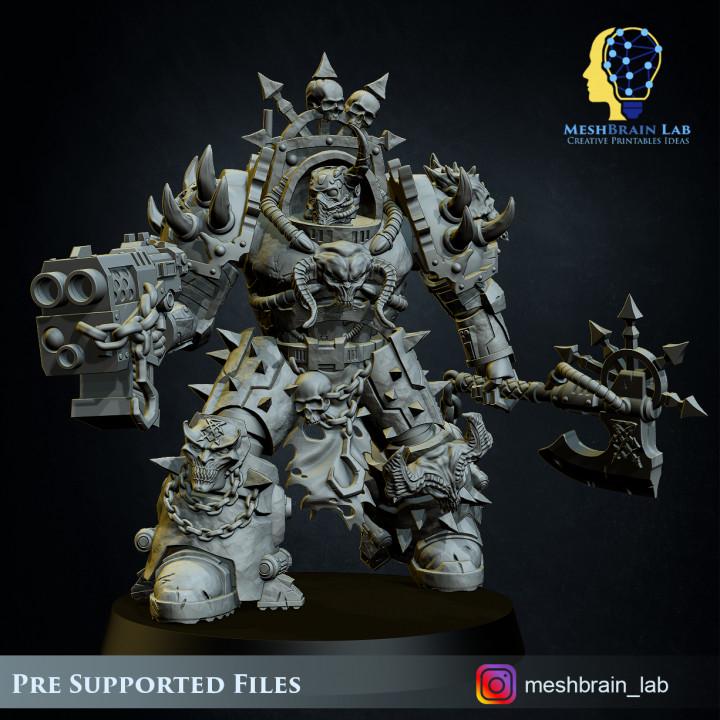 Doom Berzerker Terminator squad | Wargaming | Tabletop | 3D printed miniature | OPR compatible