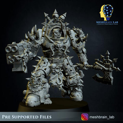Doom Berzerker Terminator squad | Wargaming | Tabletop | 3D printed miniature | OPR compatible