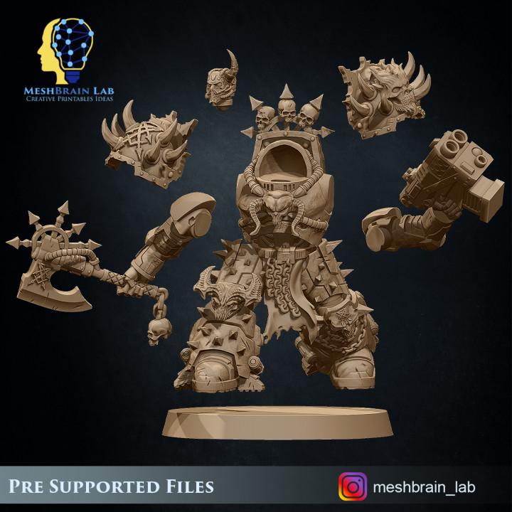 Doom Berzerker Terminator squad | Wargaming | Tabletop | 3D printed miniature | OPR compatible