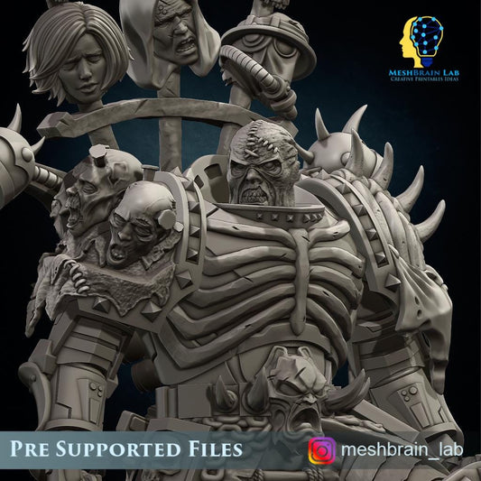 Doom Berzerker Executioner | Wargaming | Tabletop | 3D printed miniature | OPR compatible