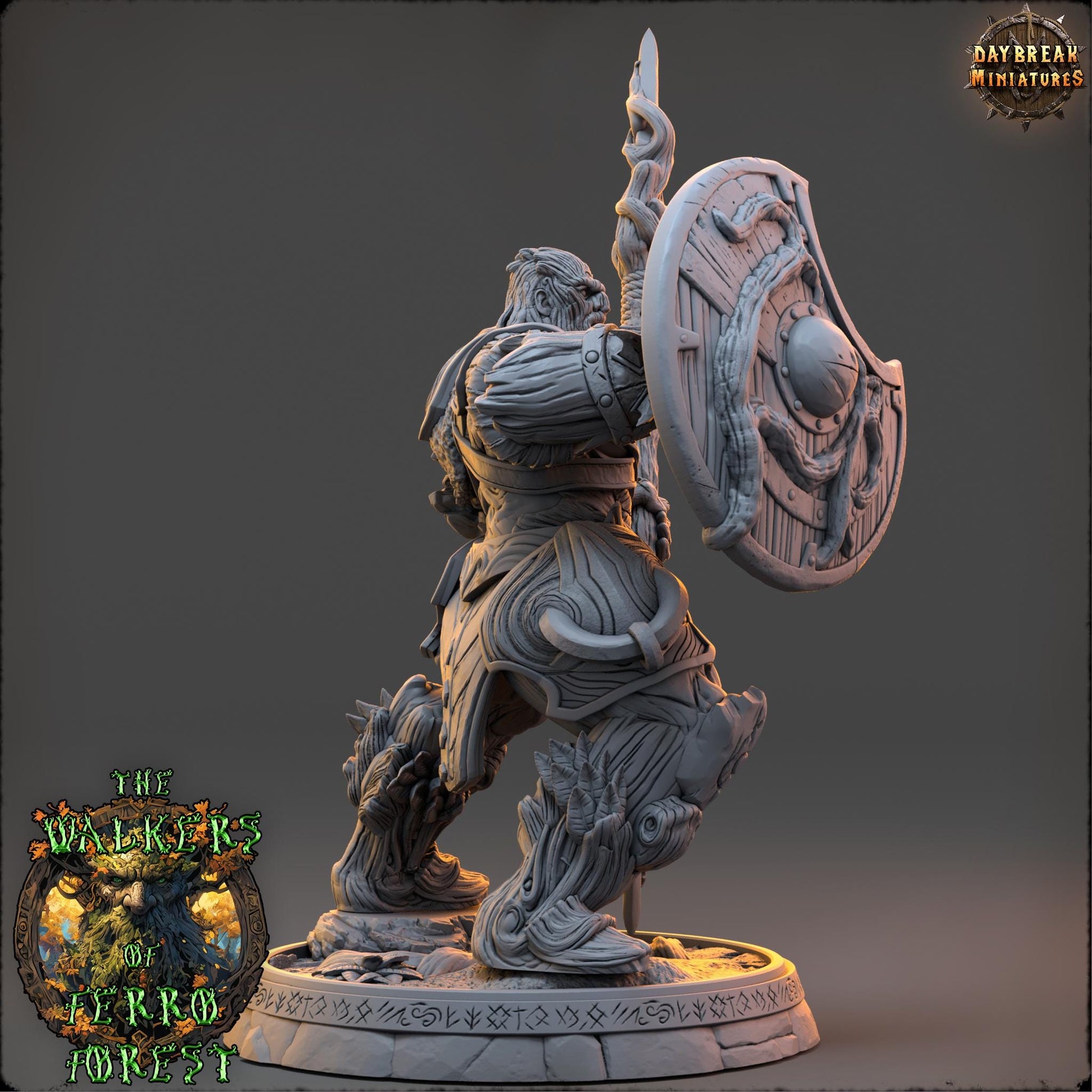 Ent Warrior - Sover Ilthwyn | Daybreak Miniatures | 3D printed miniature | Tabletop Games | Dungeons and Dragons | Wargaming | D&D