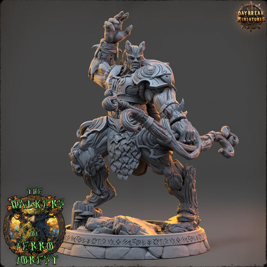 Ent Hunter - Ritter Teryn Eldershade | Daybreak Miniatures | 3D printed miniature | Tabletop Games | Dungeons and Dragons | Wargaming | D&D