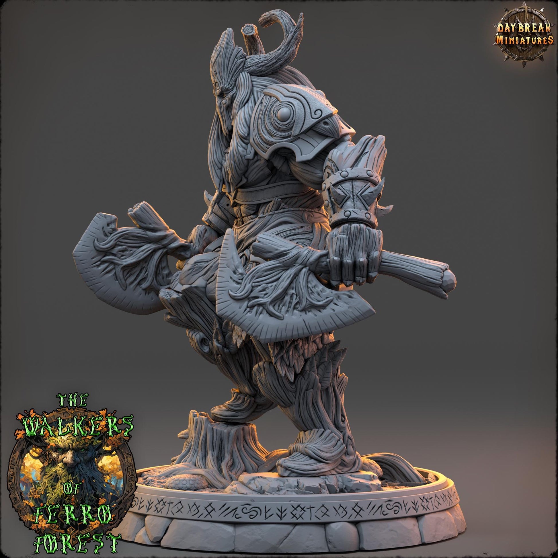 Ent Fighter- Vaelith Duskborne | Daybreak Miniatures | 3D printed miniature | Tabletop Games | Dungeons and Dragons | Wargaming | D&D