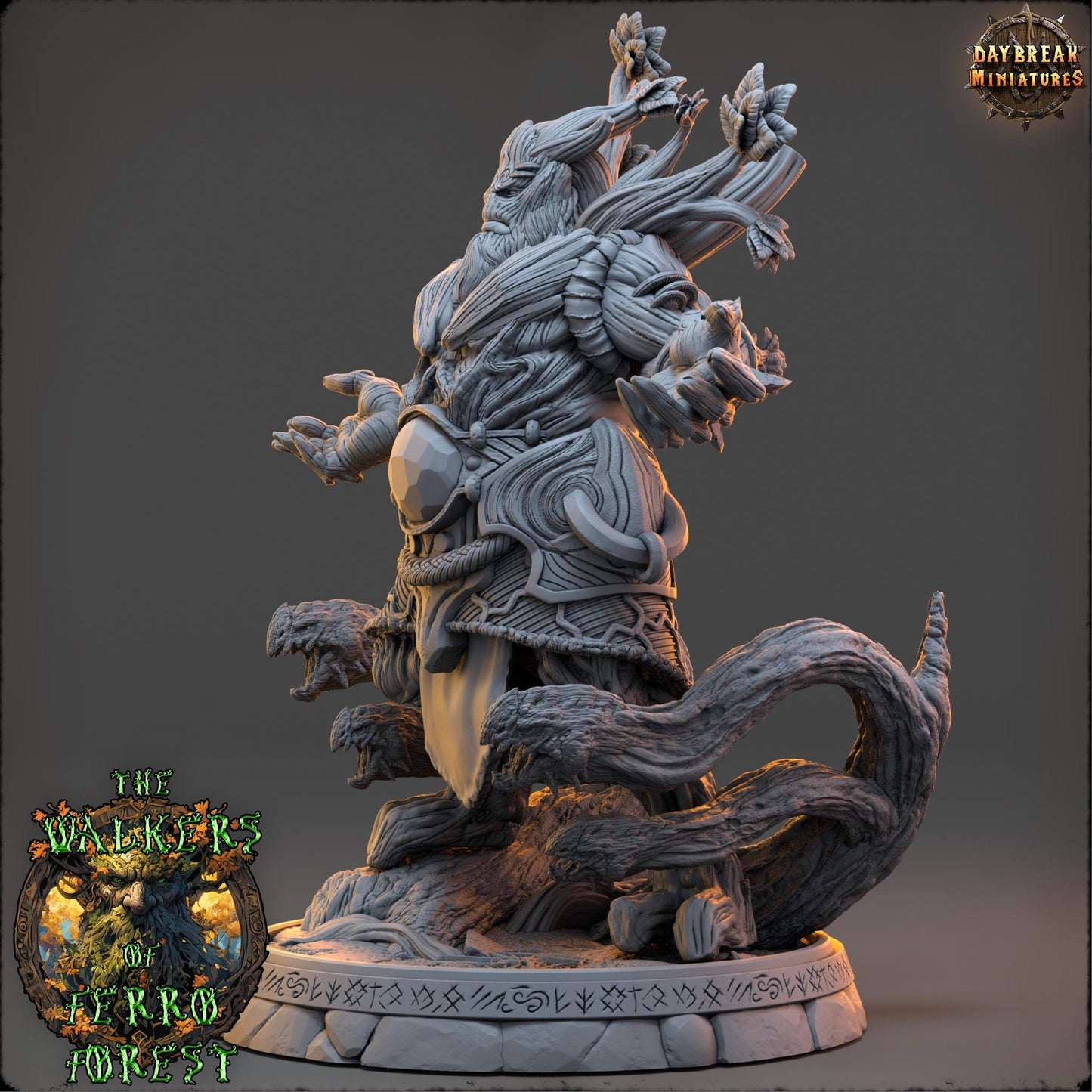 Ent Mage - Xyvaris Moorhallow | Daybreak Miniatures | 3D printed miniature | Tabletop Games | Dungeons and Dragons | Wargaming | D&D