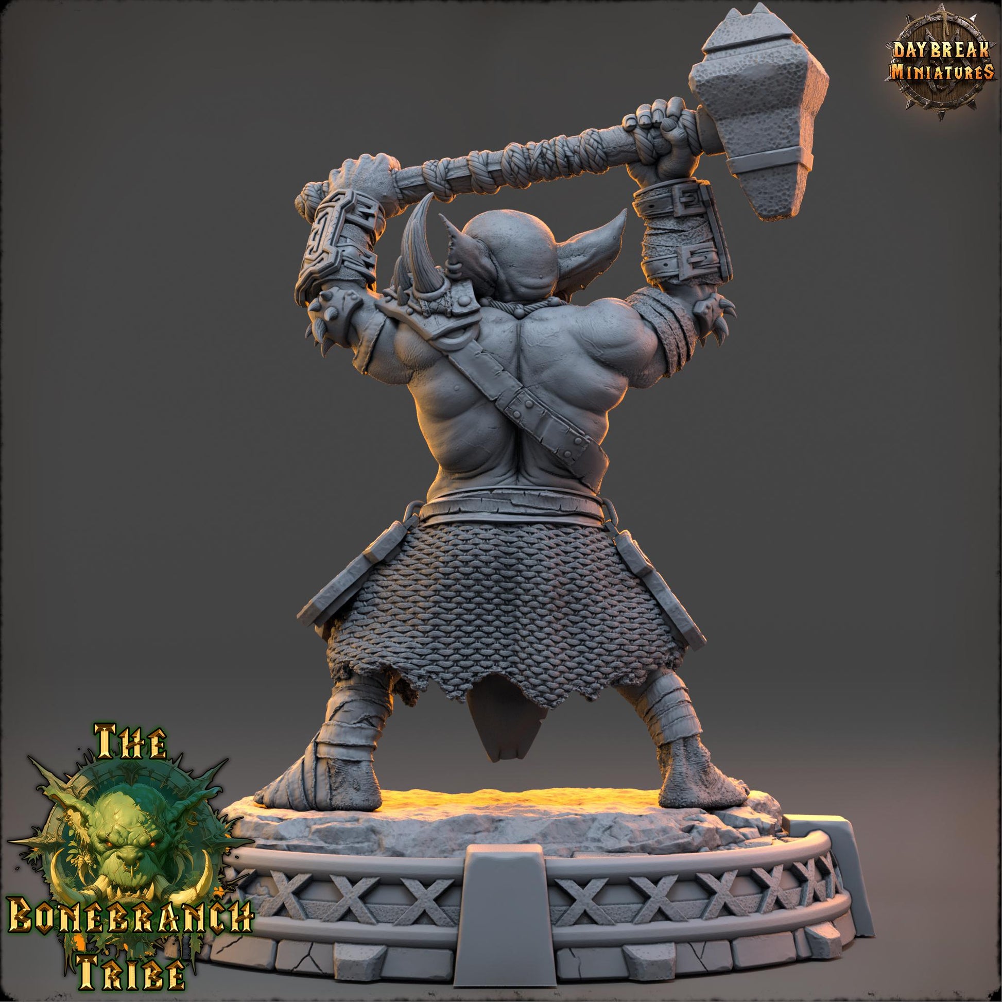 Goblin Fighter - Drogg Skullstamper | Daybreak Miniatures | 3D printed | Tabletop | Dungeons and Dragons | Wargaming | D&D