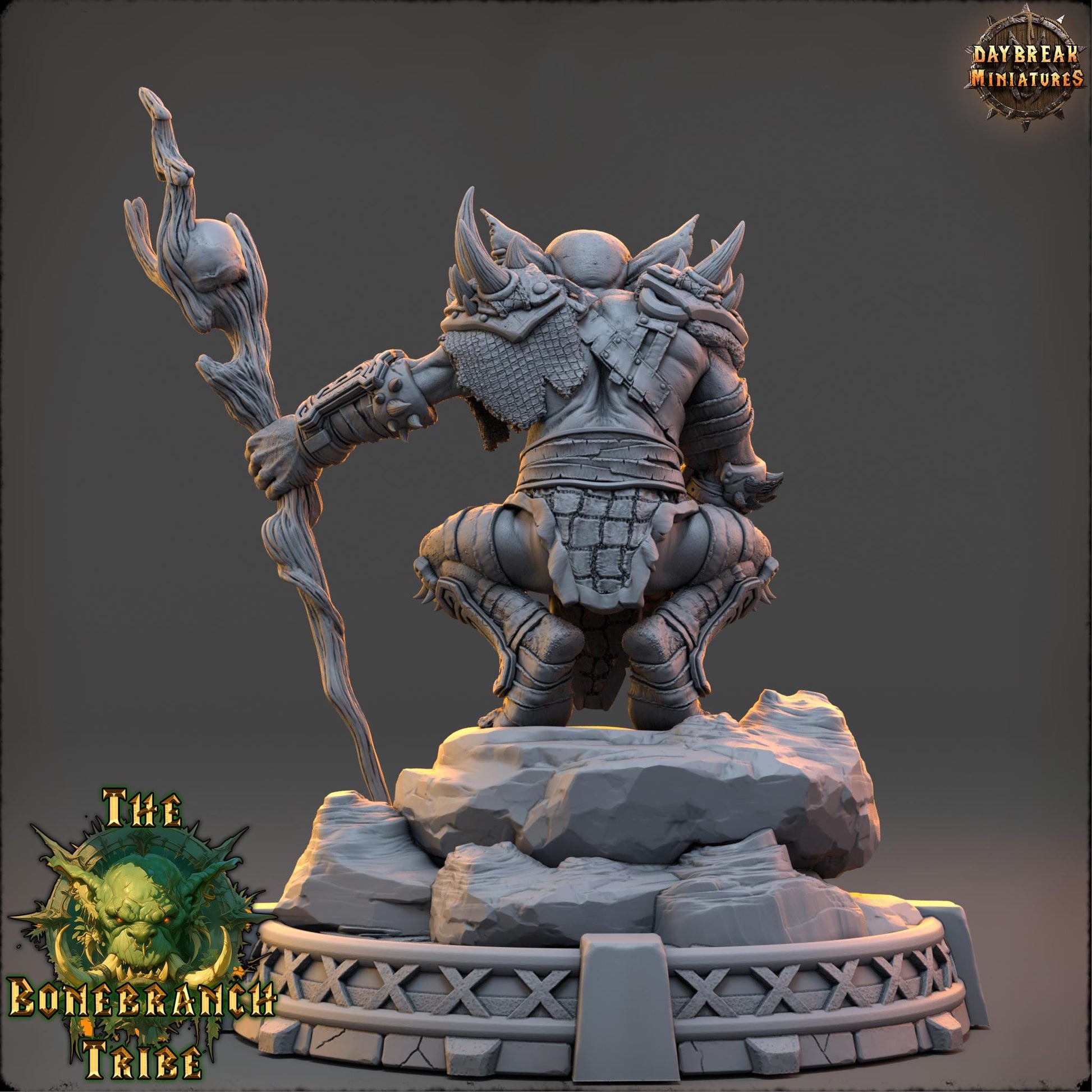 Goblin Warlock - Gnartz the Rot-Eye | Daybreak Miniatures | 3D printed | Tabletop | Dungeons and Dragons | Wargaming | D&D
