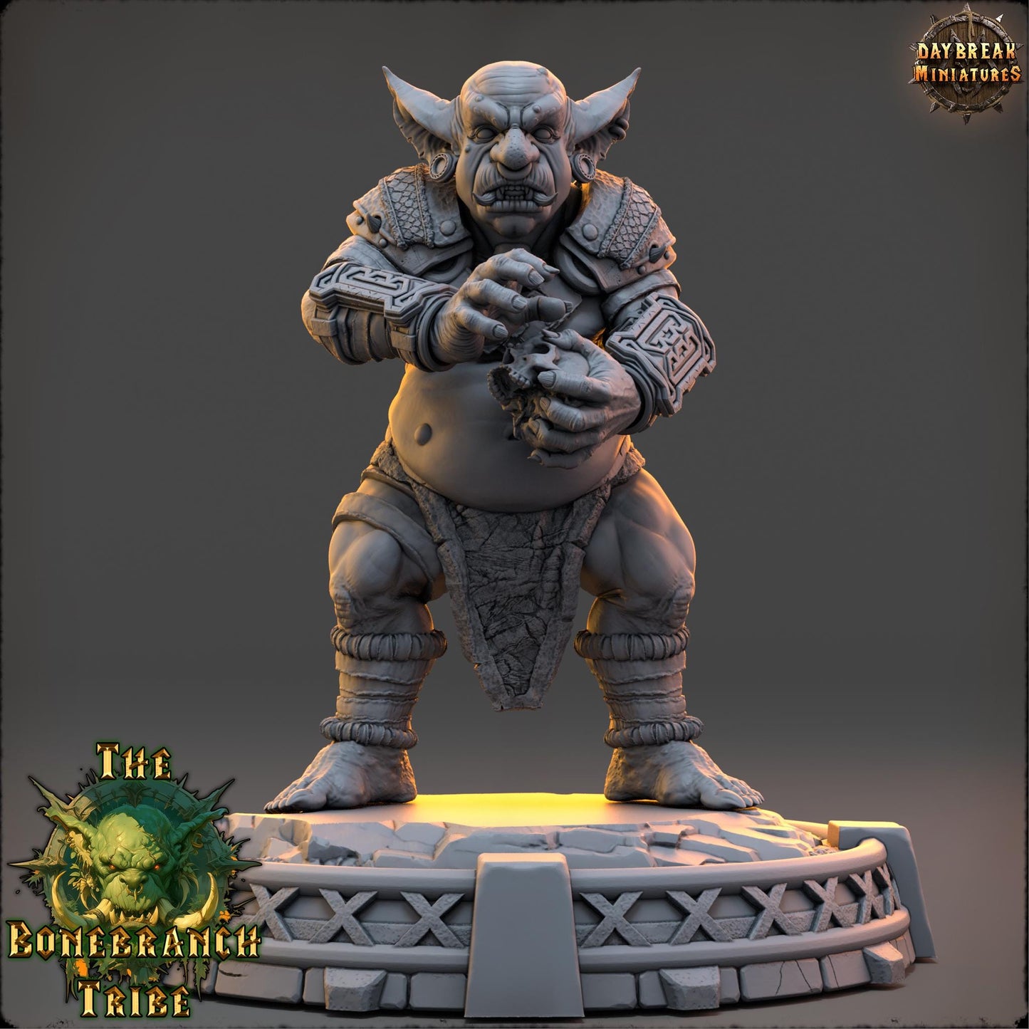Goblin Brawler - Grubla Gutbrew | Daybreak Miniatures | 3D printed | Tabletop | Dungeons and Dragons | Wargaming | D&D
