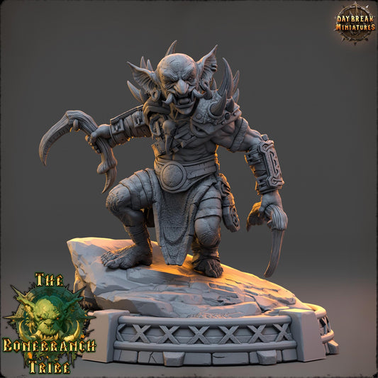 Goblin Rogue- Varka Spinechewer | Daybreak Miniatures | 3D printed | Tabletop | Dungeons and Dragons | Wargaming | D&D