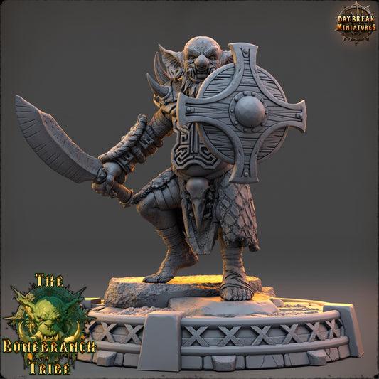 Goblin Warrior - Zurtik Hookclaw | Daybreak Miniatures | 3D printed | Tabletop | Dungeons and Dragons | Wargaming | D&D