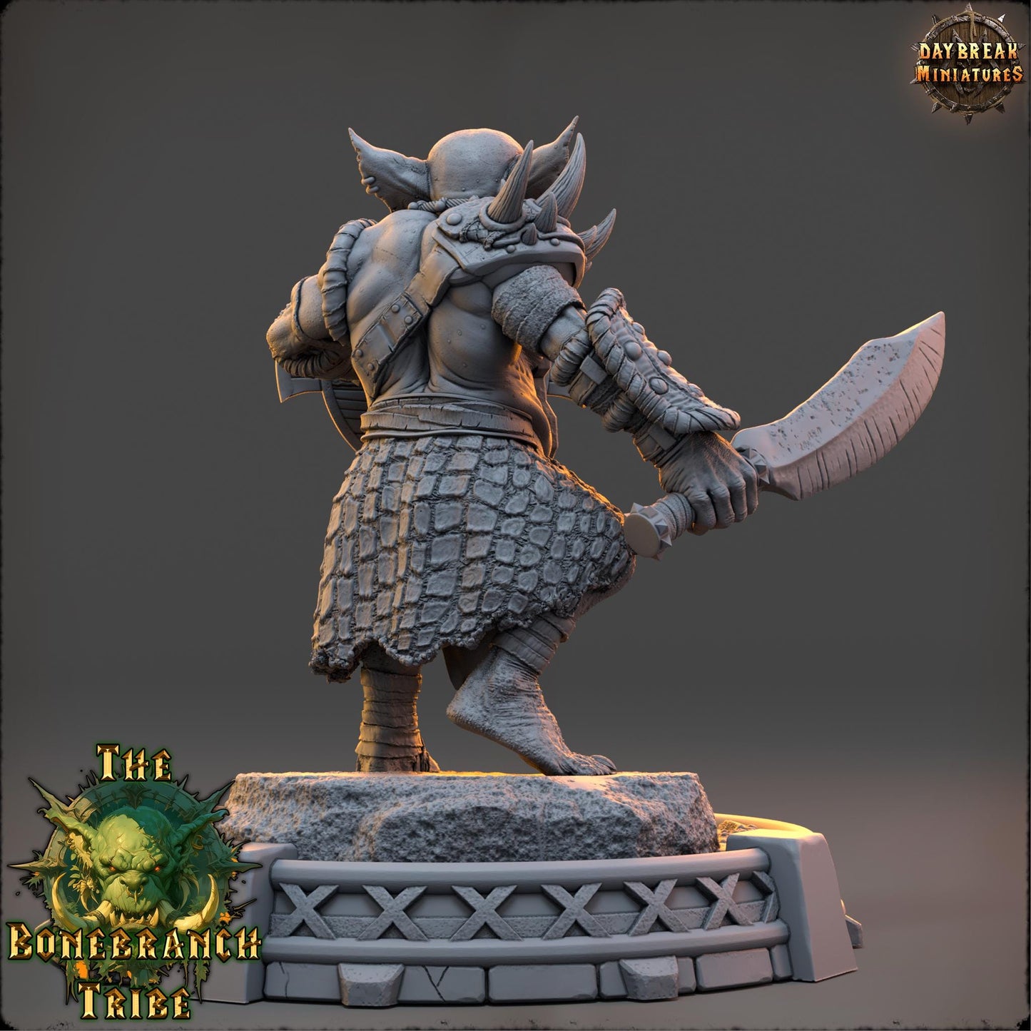 Goblin Warrior - Zurtik Hookclaw | Daybreak Miniatures | 3D printed | Tabletop | Dungeons and Dragons | Wargaming | D&D