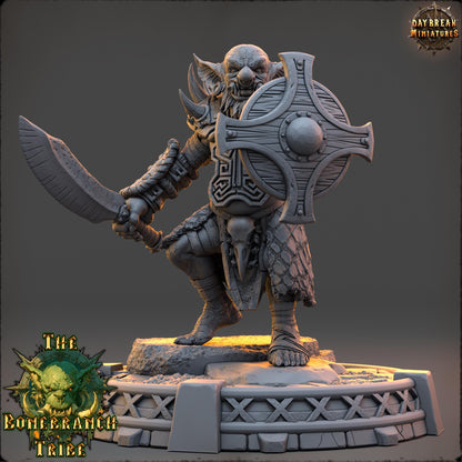 Goblin Warrior - Zurtik Hookclaw | Daybreak Miniatures | 3D printed | Tabletop | Dungeons and Dragons | Wargaming | D&D