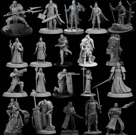 Black Sons of Loyola bundle | Proxy Realms Gaming | Wargaming | Tabletop | 3D printed miniature | Trench Crusade compatible