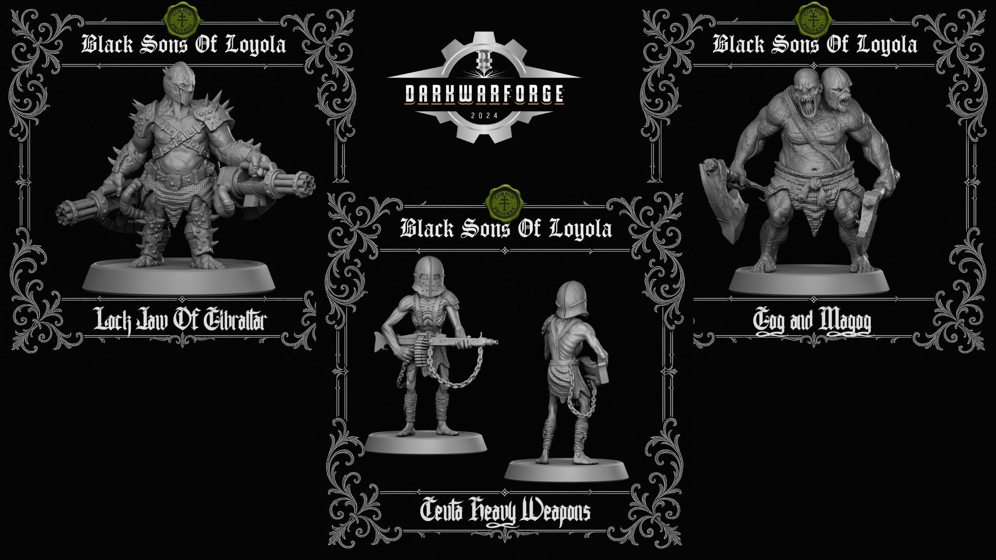 Corpus Profane bundle | Proxy Realms Gaming | Wargaming | Tabletop | 3D printed miniature | Trench Crusade compatible