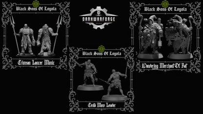 Corpus Profane bundle | Proxy Realms Gaming | Wargaming | Tabletop | 3D printed miniature | Trench Crusade compatible