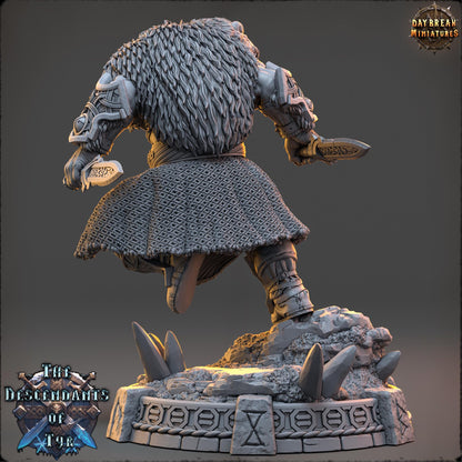 Human Assasin - Leif Ashwarden | Daybreak Miniatures | 3D printed | Tabletop | Dungeons and Dragons | Wargaming | D&D