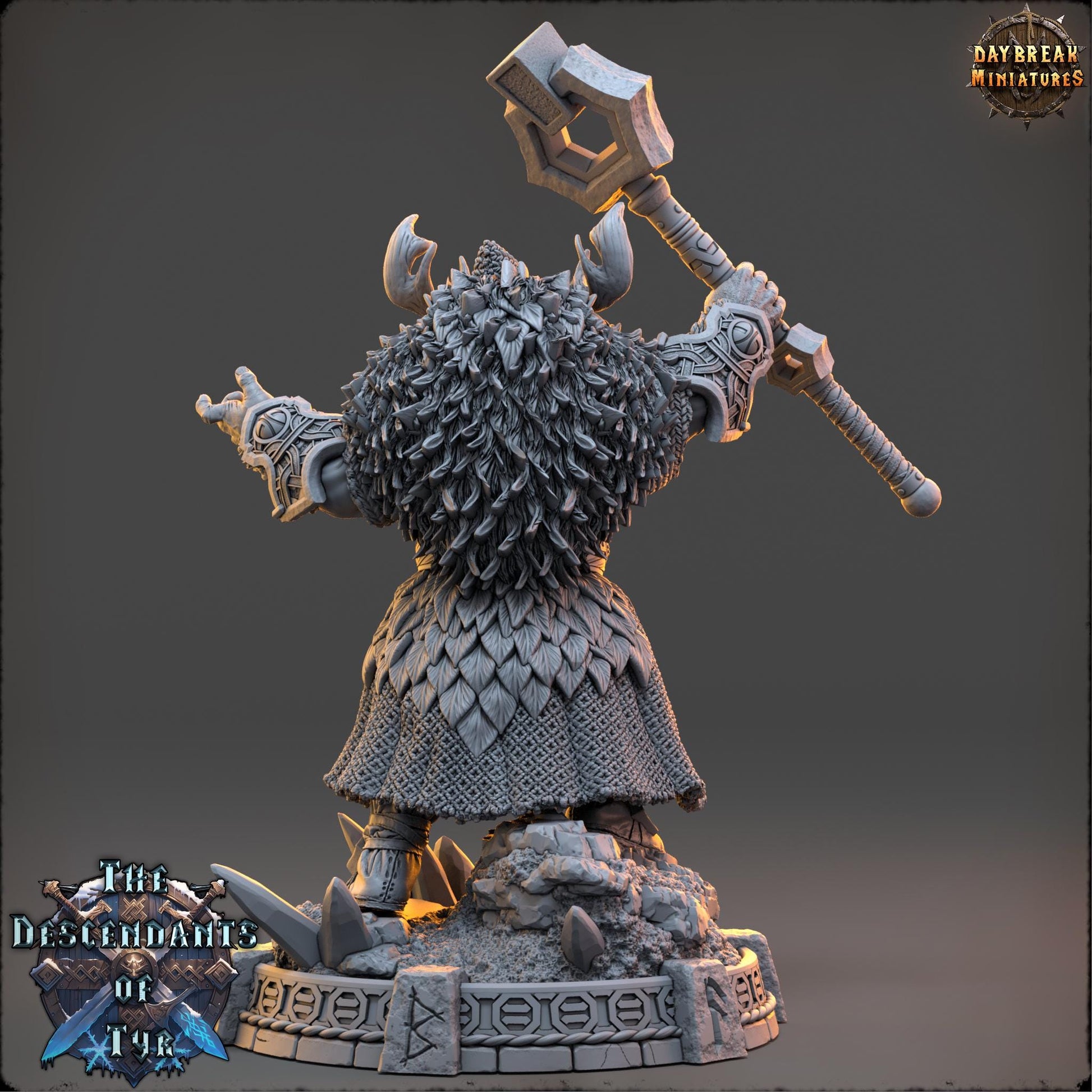 Human Mage - Master Edric Stoneglow | Daybreak Miniatures | 3D printed | Tabletop | Dungeons and Dragons | Wargaming | D&D