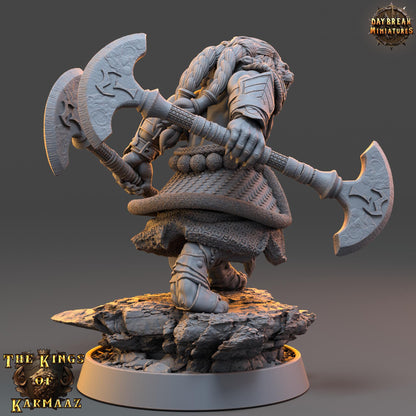 Leonin Figther - King Broadside | Daybreak Miniatures | 3D printed | Tabletop | Dungeons and Dragons | Wargaming | D&D