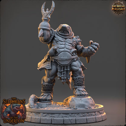 Sharkfolks - Skelith Nine-Gills | Daybreak Miniatures | 3D printed miniature | Tabletop Games | Dungeons and Dragons | Wargaming | D&D