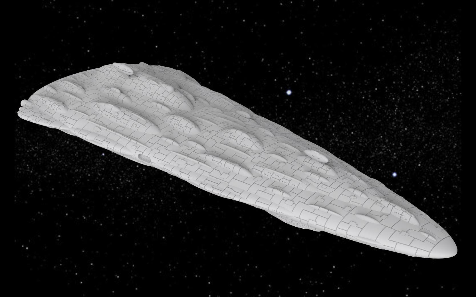MC90 Defiance: 3D printed SW Armada proxy