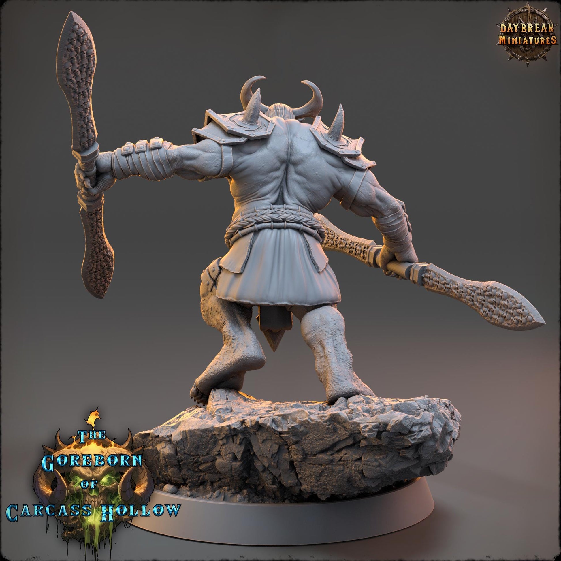 Demon Fighter - Syathar Nolko | Daybreak Miniatures | 3D printed miniature | Tabletop Games | Dungeons and Dragons | Wargaming | D&D