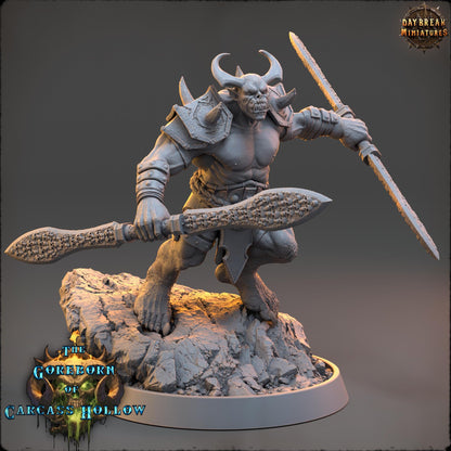 Demon Fighter - Syathar Nolko | Daybreak Miniatures | 3D printed miniature | Tabletop Games | Dungeons and Dragons | Wargaming | D&D