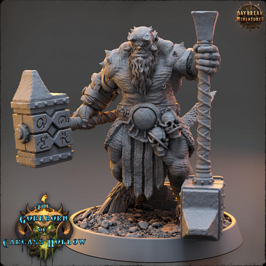 Demon Fighter - Vregosh Dooz | Daybreak Miniatures | 3D printed miniature | Tabletop Games | Dungeons and Dragons | Wargaming | D&D