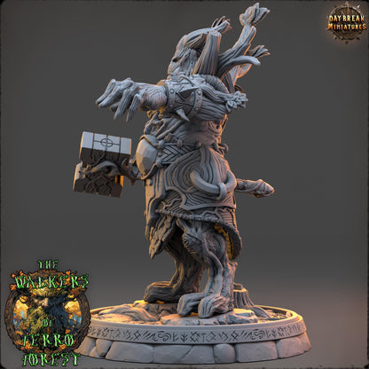 3D Printed Ent Miniature: Eryndor Gloamreach, D&D Tabletop Gaming
