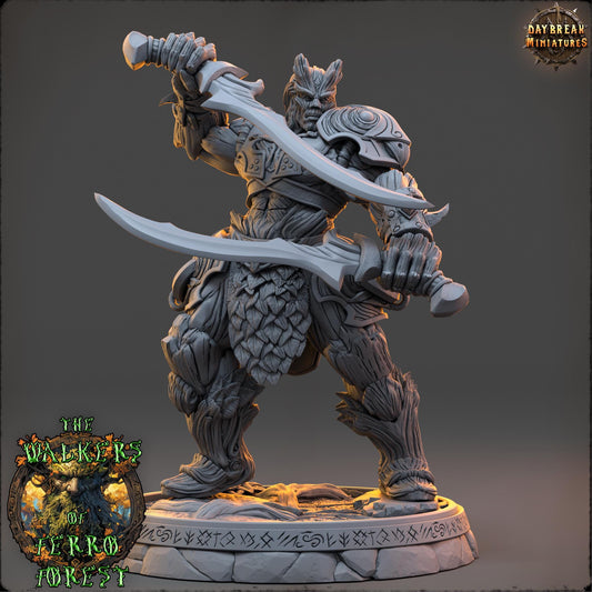 3D Printed Ent Miniature: Malrik Wraithmere - D&D Tabletop Gaming