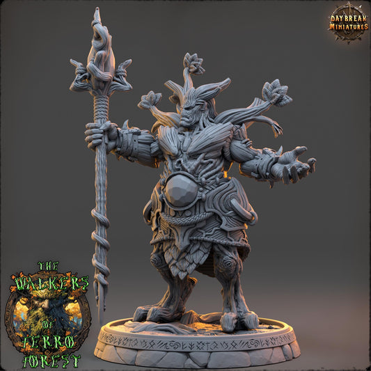 3D Printed Ent Miniature: Solrath Nyxwither - D&D Tabletop Gaming
