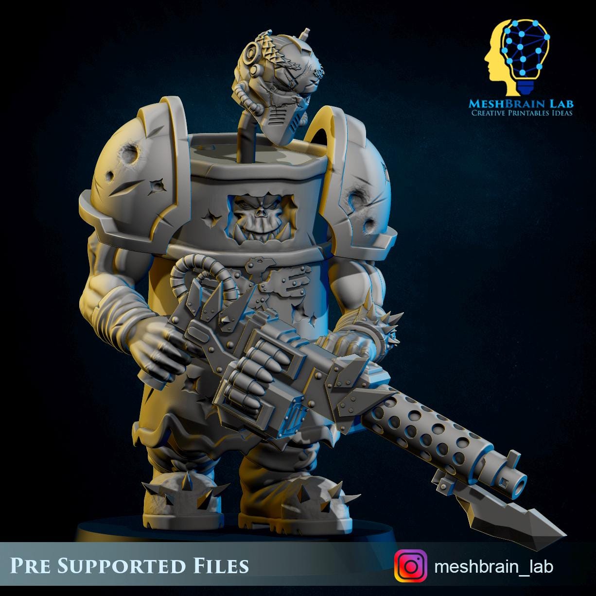 Ork Commando Stealth padavan | Wargaming | Tabletop | 3D printed miniature | OPR compatible