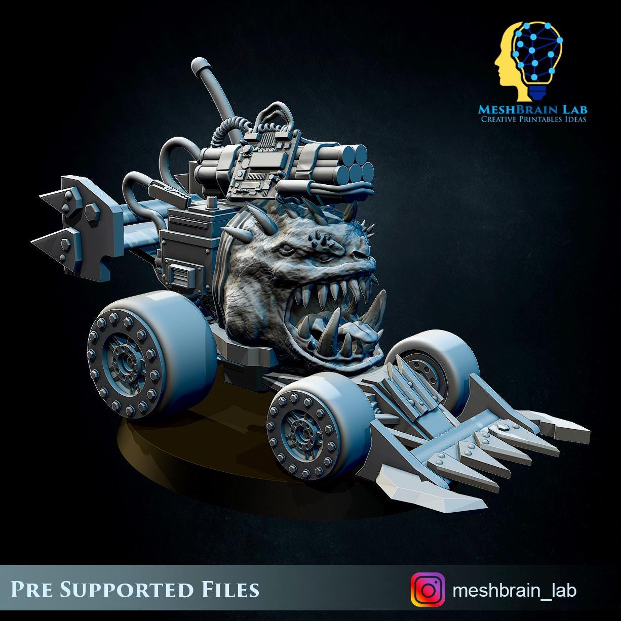 Ork Pet Bomb | Wargaming | Tabletop | 3D printed miniature | OPR compatible