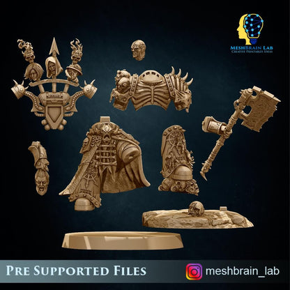 Doom Berzerker Executioner | Wargaming | Tabletop | 3D printed miniature | OPR compatible
