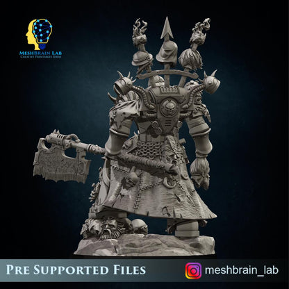 Doom Berzerker Executioner | Wargaming | Tabletop | 3D printed miniature | OPR compatible