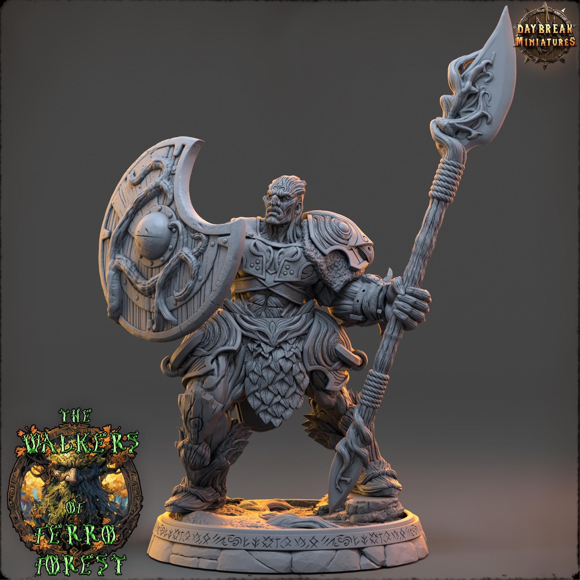 Ent Warrior - Sover Ilthwyn | Daybreak Miniatures | 3D printed miniature | Tabletop Games | Dungeons and Dragons | Wargaming | D&D